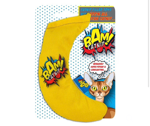 BAM Catnip Banana Toy