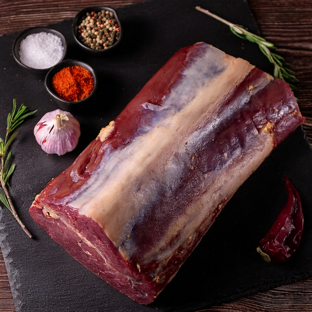 Rehrücken mit Knochen Größe M