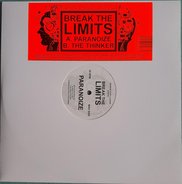 Break The Limits - Paranoize / The Thinker - MPD029 - 12"