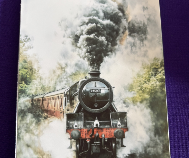 Plain Note Pad Steam Train 