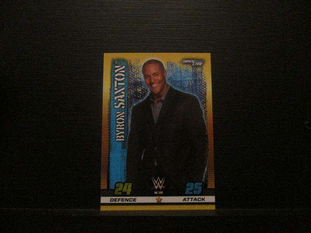 Byron Saxton - Smackdown Live Slam Attax 10th Edition Original Trading Card #138