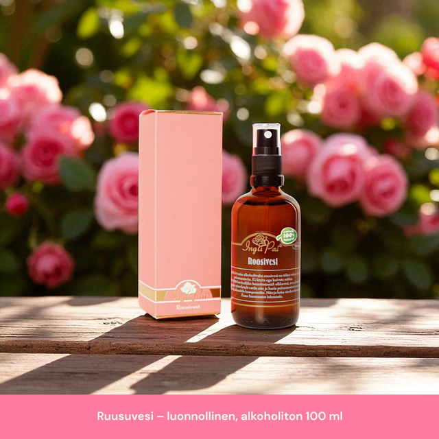 Ruusuvesi – luonnollinen, alkoholiton 100 ml