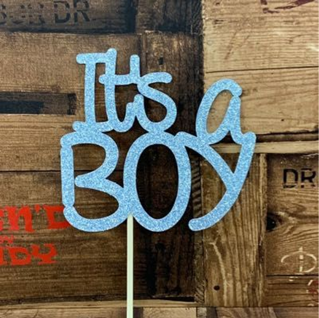 It’s A Boy Cake Topper