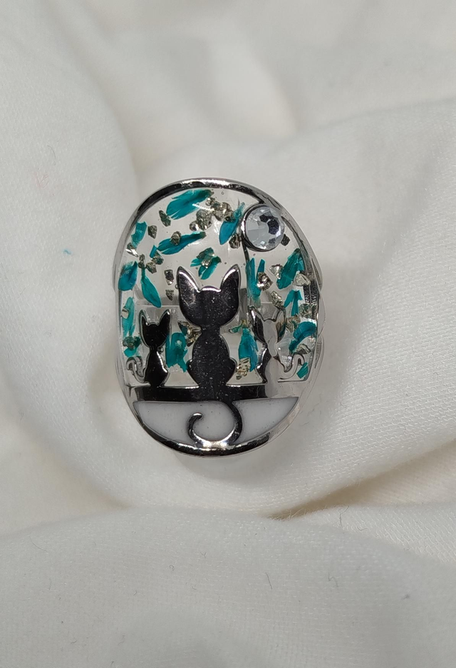 Bague Duchesse coloris bleu 