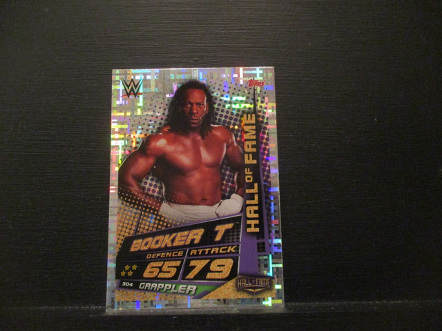 Booker T - Hall Of Fame Slam Attax Universe Original Trading Card #304
