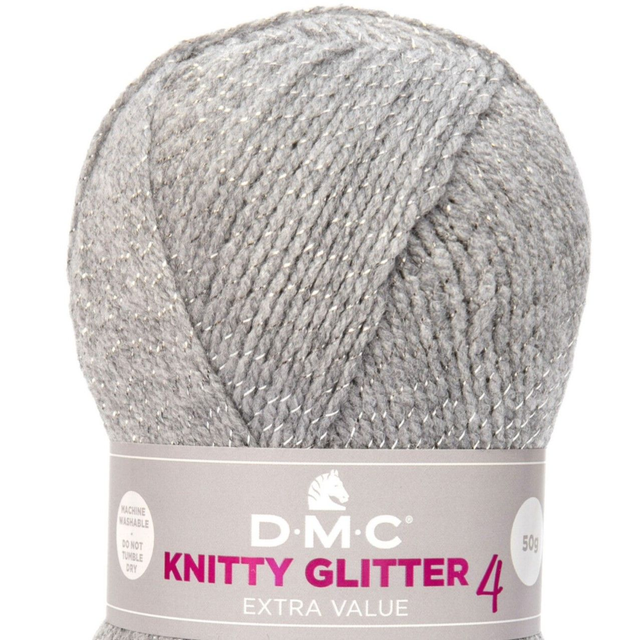 Knitty Glitter Argent 226 x5