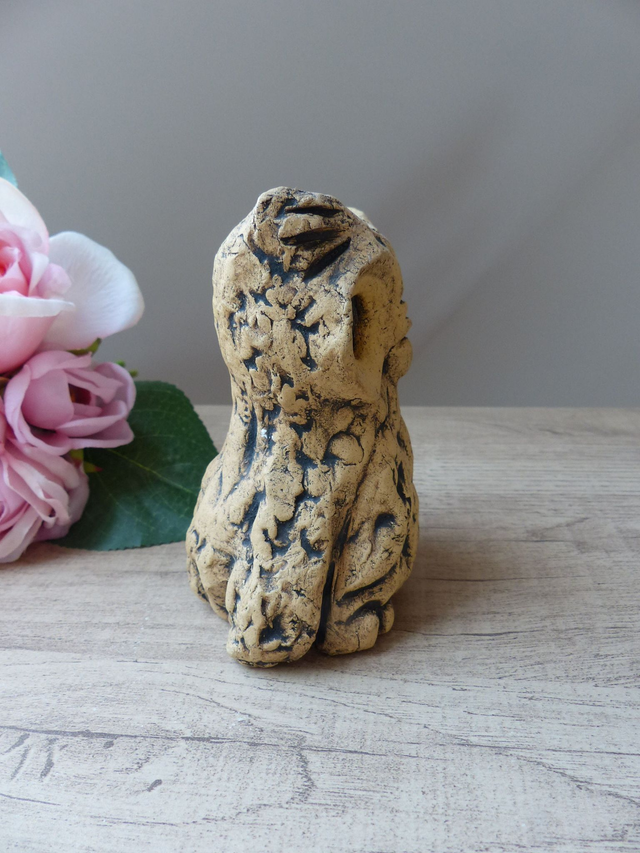 Figurine Hibou Vintage en Céramique – Poterie Ouest-Allemande Années 1970, Sculpture Retro Owl Décoration de Collection