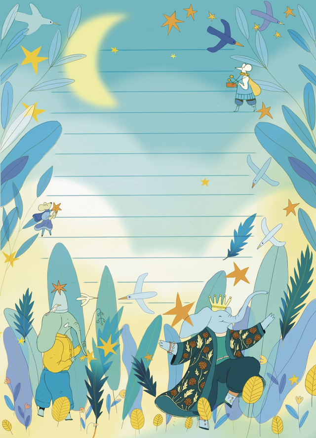 BLOC NOTES ELEPHANTS