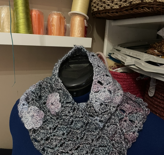 Infinity Cowl - Blue Smoke