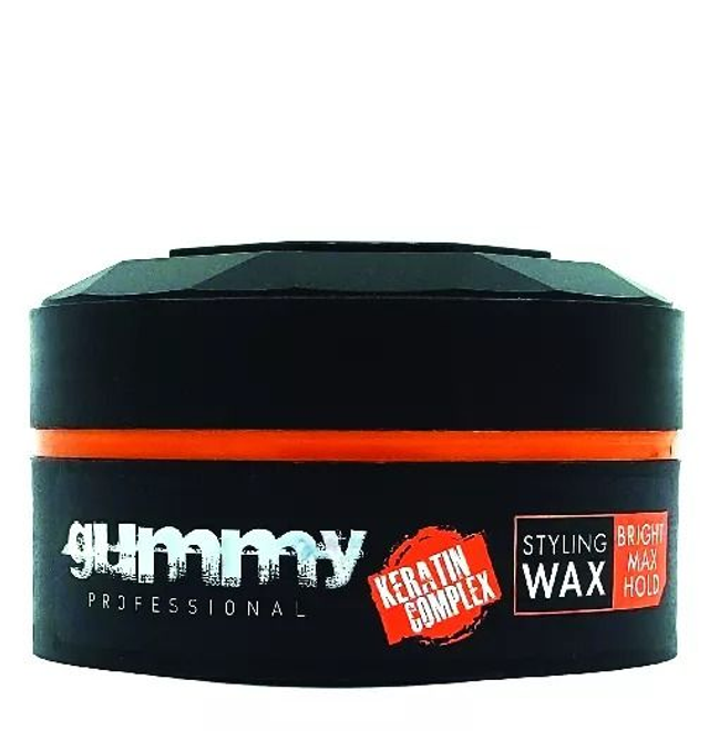 GUMMY: STYLING WAX - BRIGHT MAX HOLD (ORANGE) 150ML