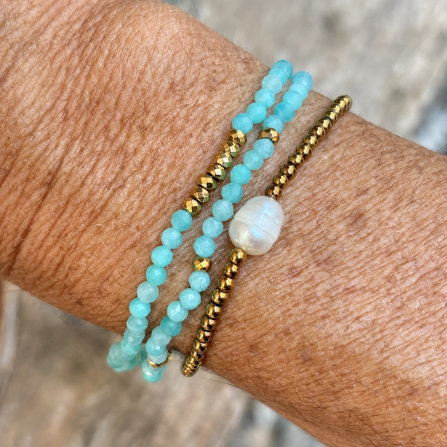 Bracelet Linéor Amazonite