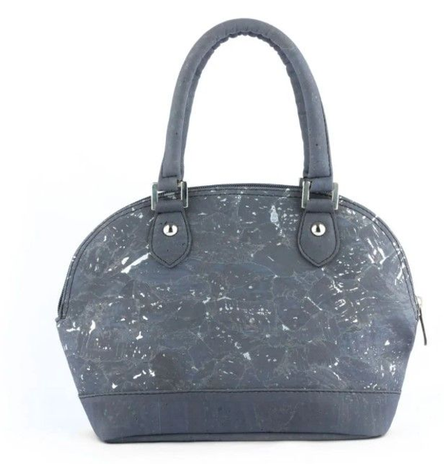 Handtasche TIA grau -silber marmoriert