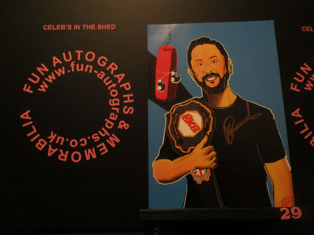 Kevin 'Green Machine' Greenwood Limited Edition Signed A4 Comic Style Drawing Print (29)