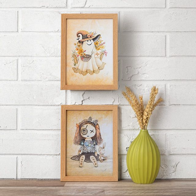 Pack Duo A5 : Fantômette et son sac magique &amp; La poupée de boutons