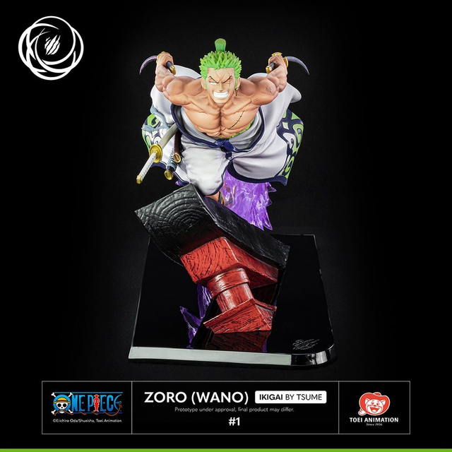 Roronoa Zoro (Wano) - One Piece - Statua Ikigai Tsume Art 1/6 (28cm) ⚔️🔥(Anche a rate! 👇)