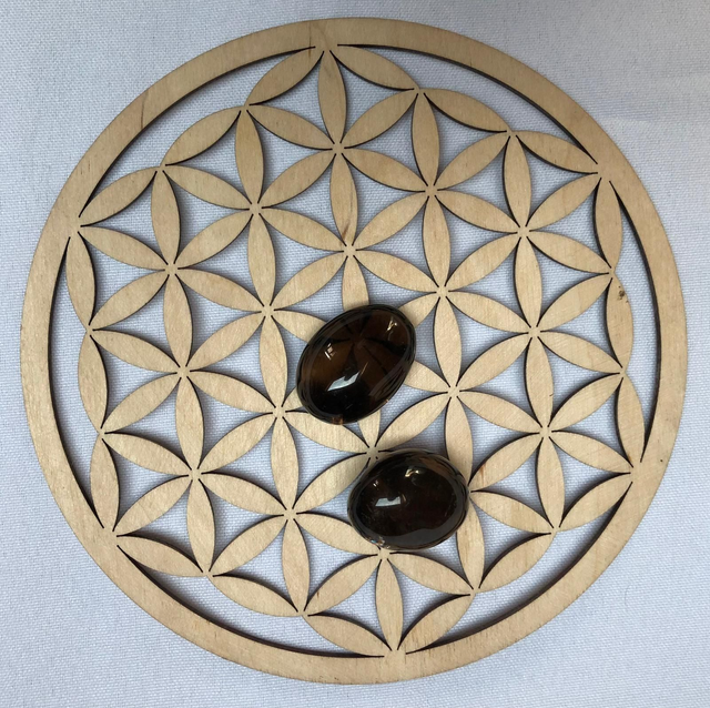 Pierre roulée en Quartz Fumé