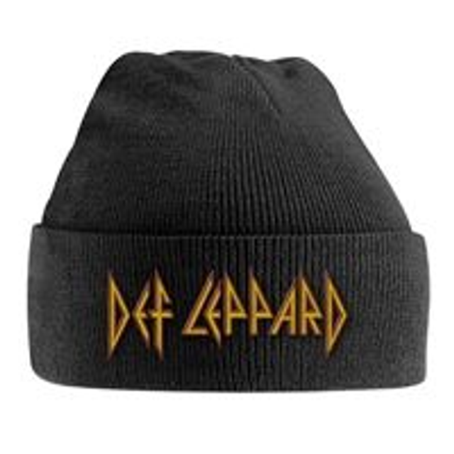 Def Leppard, Red/Yellow Logo (Embroided Beanie))