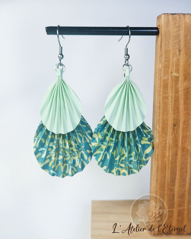 Boucles d'oreilles Licuala Royal