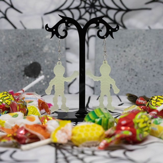 Boucles d'oreilles Squelette