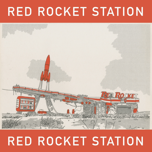 Red Rocket Station - Risograph "Fallout" Print 