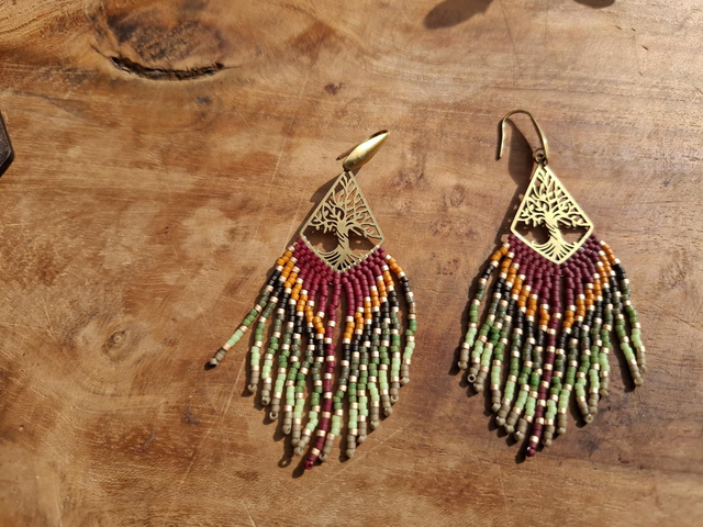 Boucles d'oreilles "Gaïa"