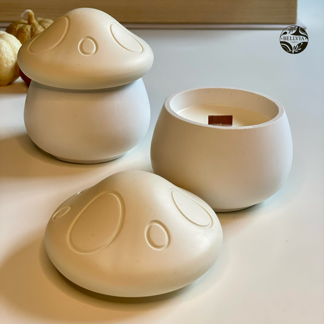 Pilz - Behälterkerze