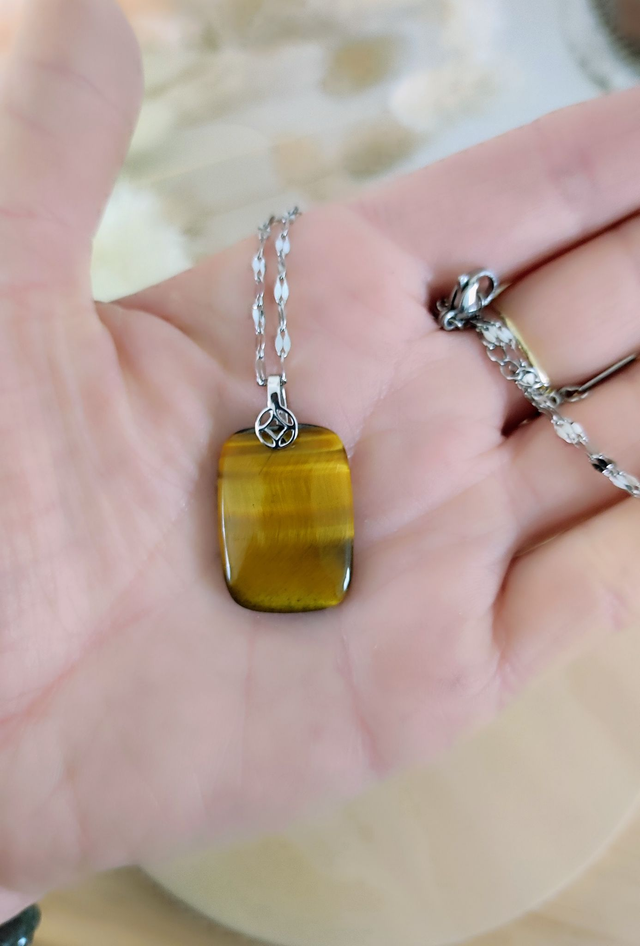 Pendentif "Destin" Oeil de tigre