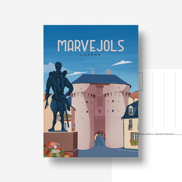 Carte Postale MARVEJOLS