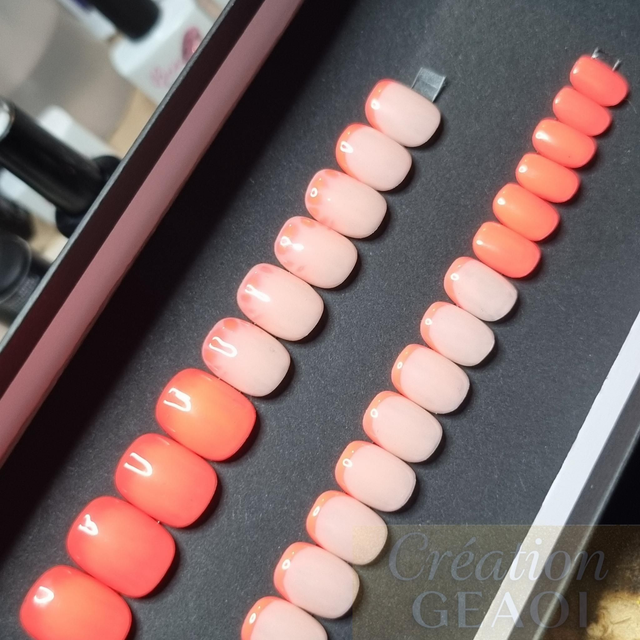 Corail french nude little carré xs