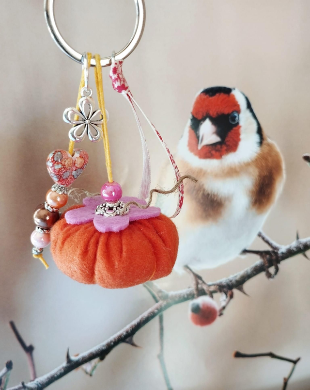 Mini Citrouille Accroche tout &quot; Potiron&quot;