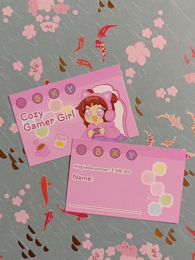 "Cozy Gamer Girl" Miniprint  
