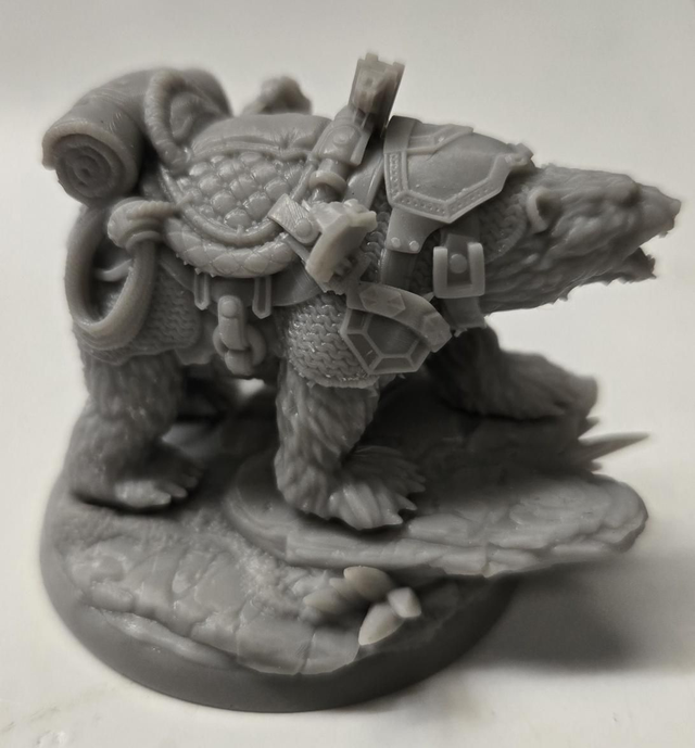 32mm miniature - bear companion