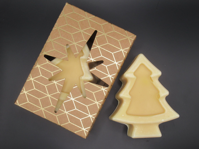 Coffret 1 savon de Noël forme "Sapin"