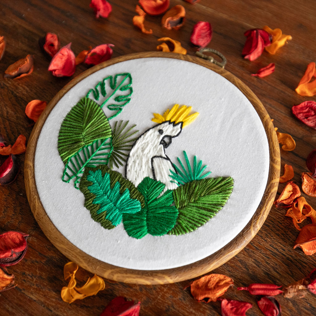 Broderie - le Perroquet -