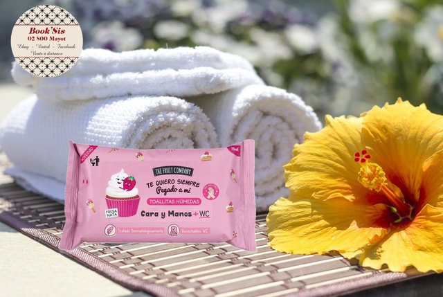 The Fruit Company " Lingettes multi-usage Fraise et crème "