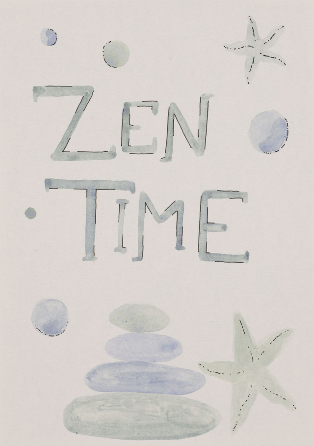 A5 Zen poster