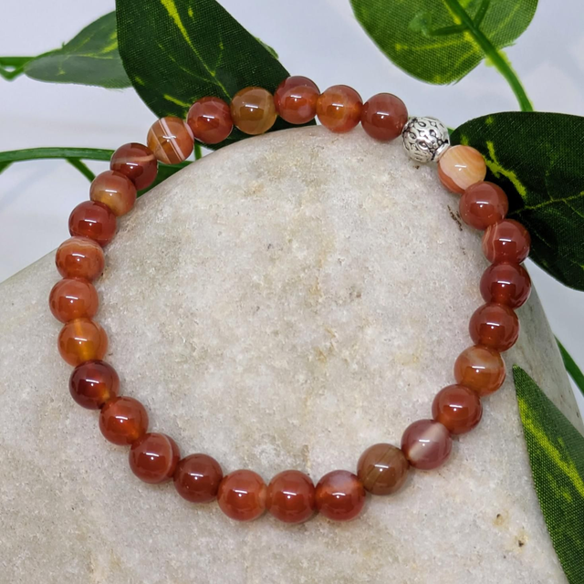 Bracelet "Cornaline" 6mm BR-011