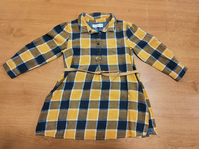Robe à carreaux  3 ans