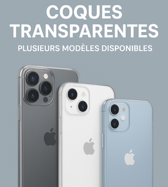 Coque de Protection Transparente d’Iphone 