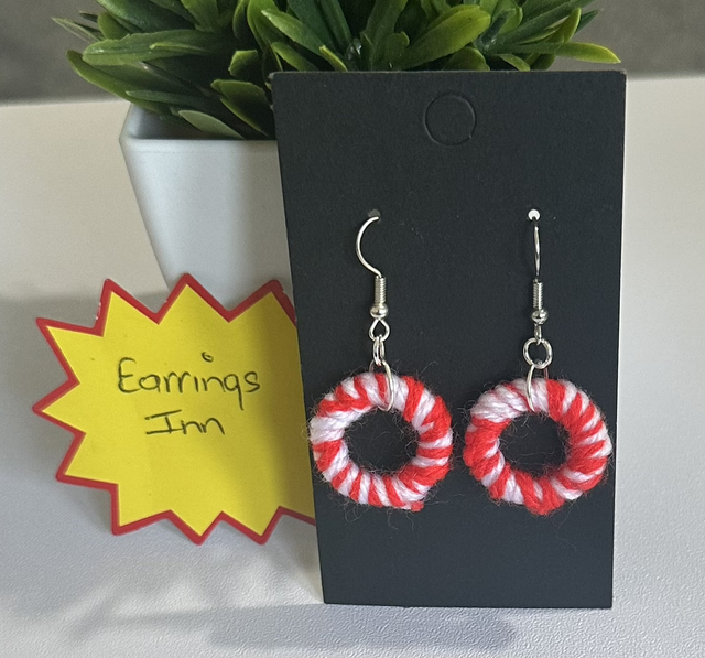 Mixed Dangling Fabric Earrings-MFE39