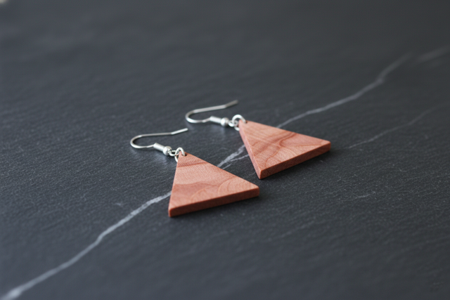 BOUCLE D'OREILLE N°29 : Triangle #1