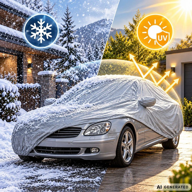 Bâche de protection pour voiture en PEVA L
