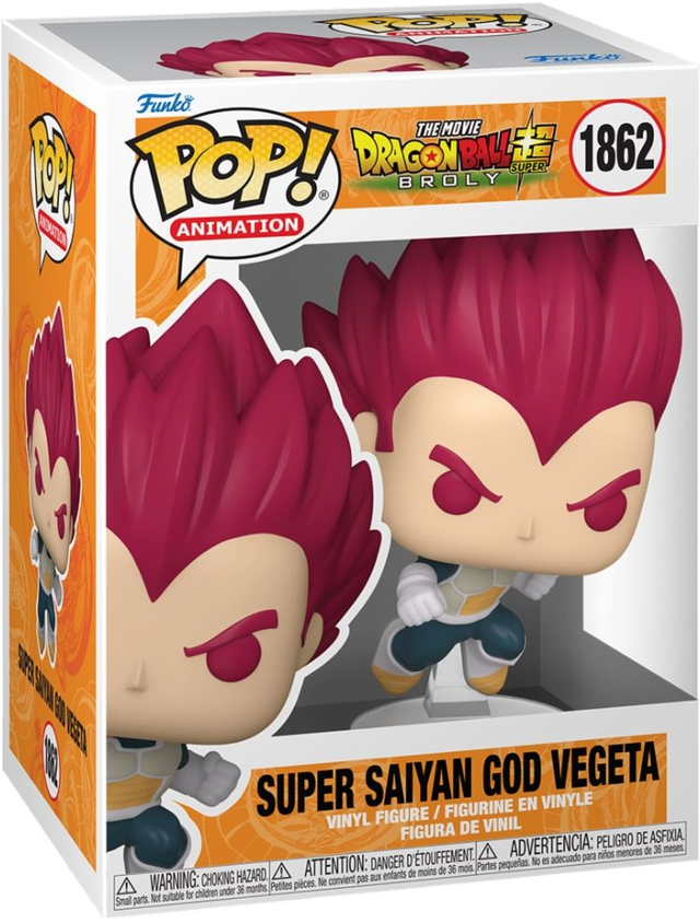 Funko - DRAGON BALL - POP Funko 1862 - Super Saiyan God Vegeta