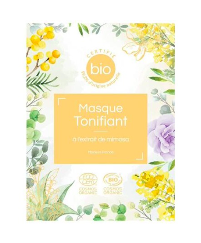 Masque Tonifiant Bio à l'extrait de Mimosa