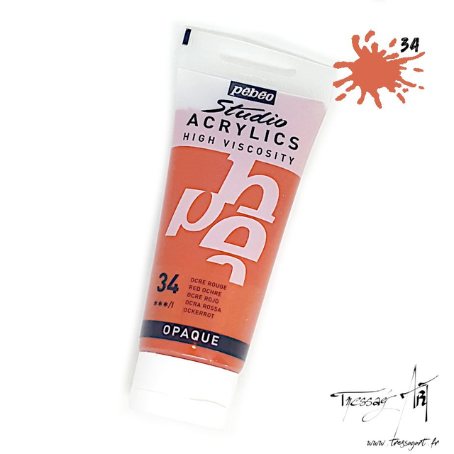 PEBEO - ACRYLIQUE 100ML - OCRE ROUGE - PB016034