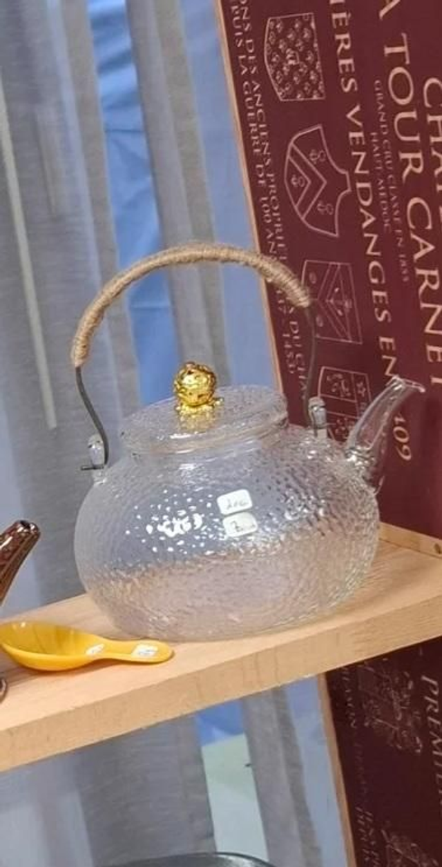 Théière en verre 