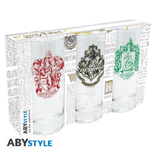 Coffret de 3 verres Harry Potter