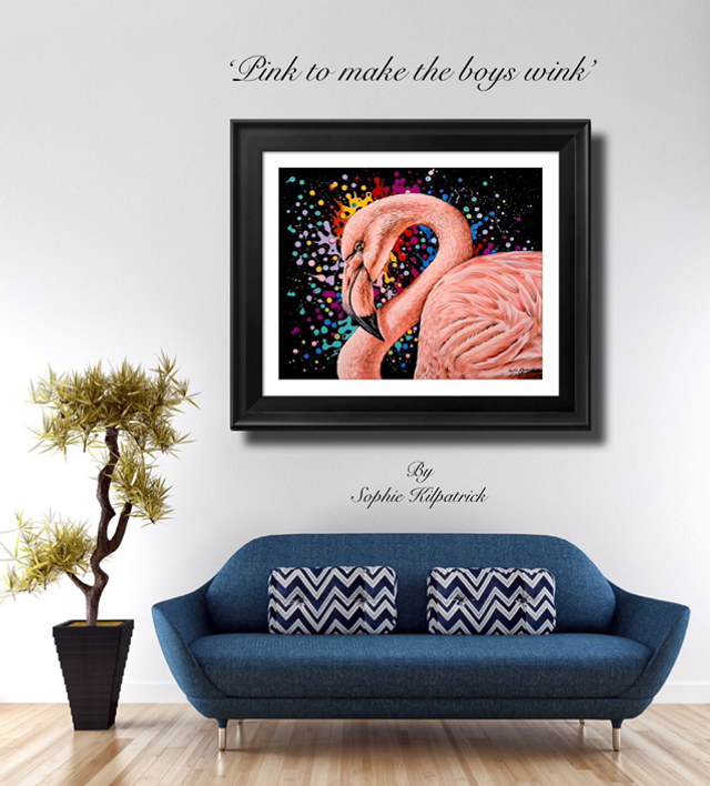 ‘Pink To Make The Boys Wink’ Original Painting