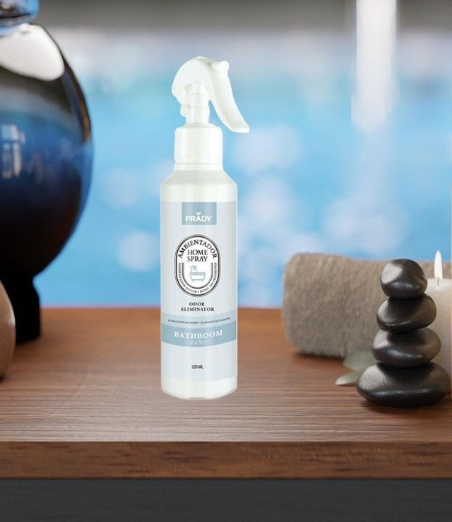 Spray d'ambiance multi-usage Prady " Neutralisateur d'odeurs spéciale Salle de bain "