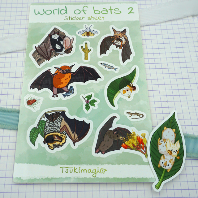 Planche de stickers - World of Bats 2